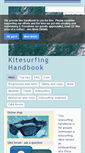 Mobile Screenshot of kitesurfing-handbook.peterskiteboarding.com